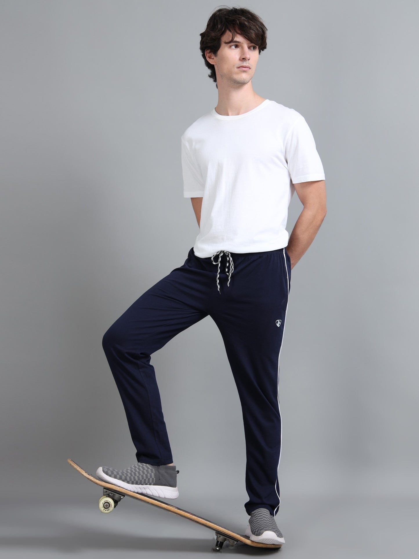 Travelling Track Pant-Navy