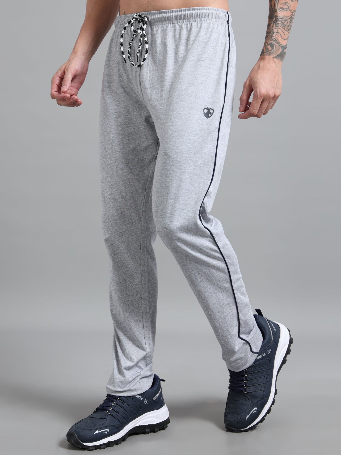Traveling Track Pant-Gray Melange