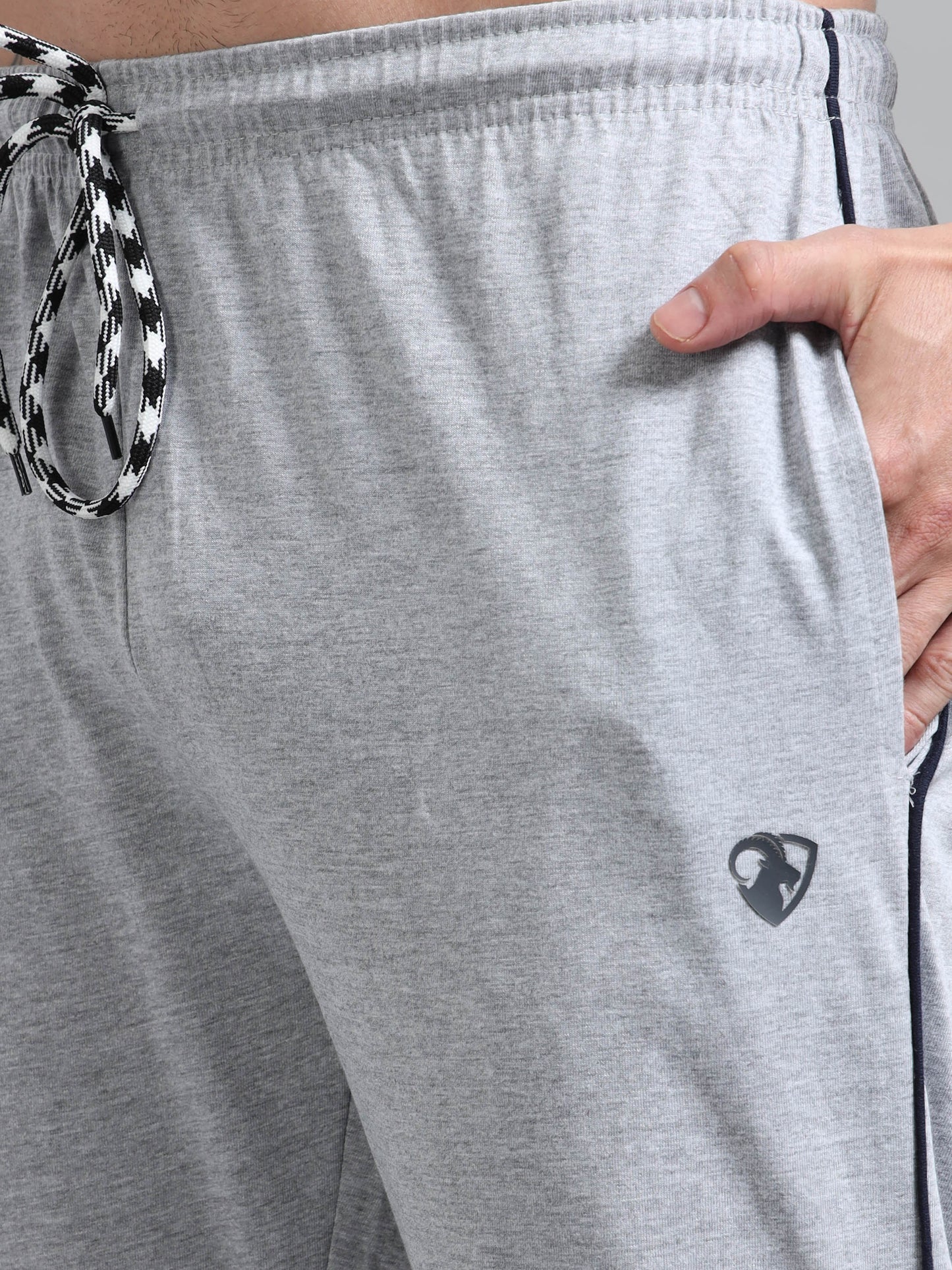 Traveling Track Pant-Gray Melange