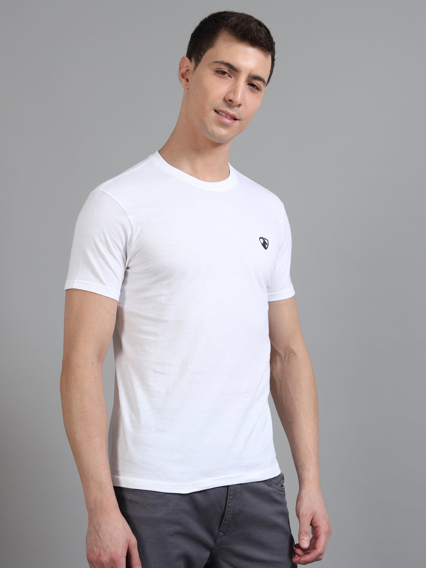 White - Cotton Basic T-Shirt