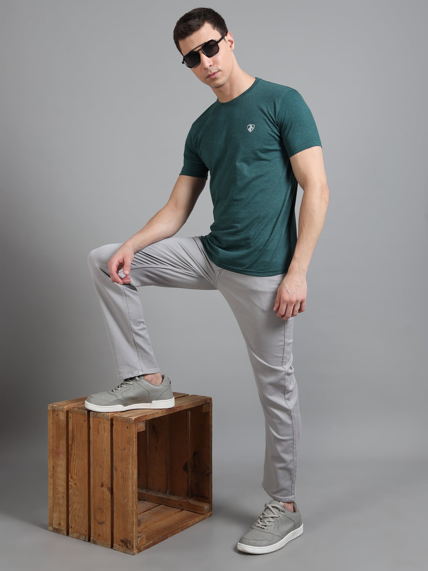 Green Mel - Cotton Basic T-Shirt
