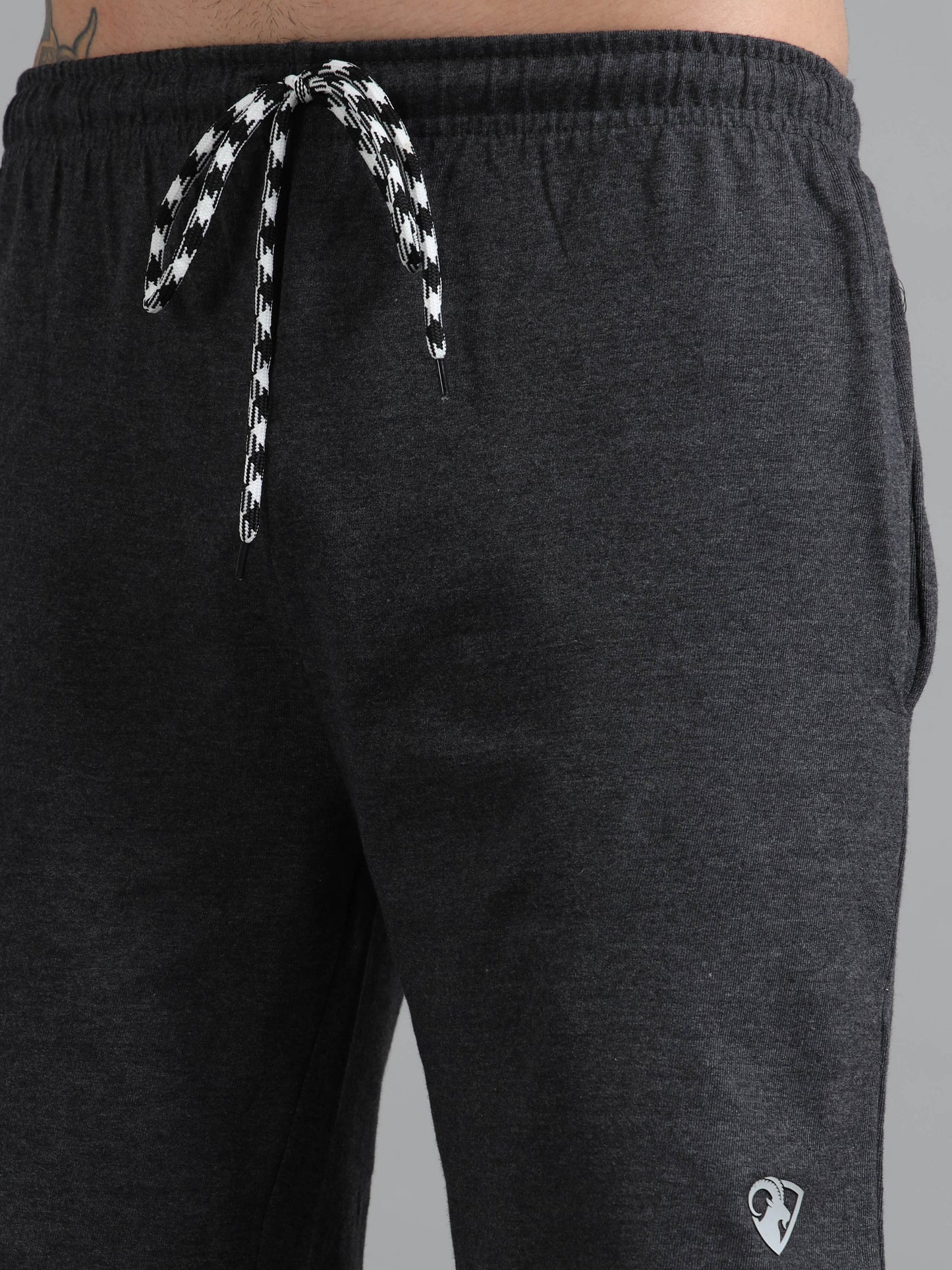 Traveling Men's Shorts-Charcoal Melange
