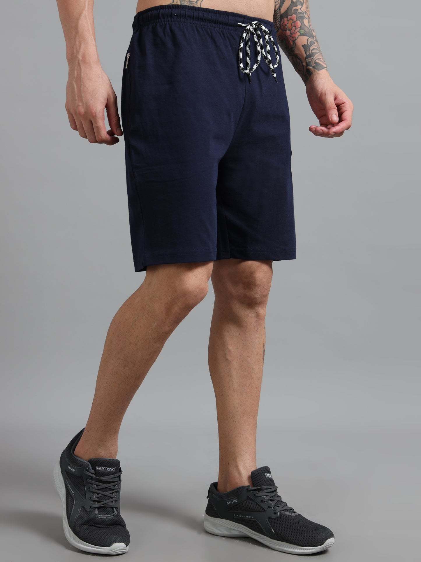 Traveling Men's Shorts-Navy