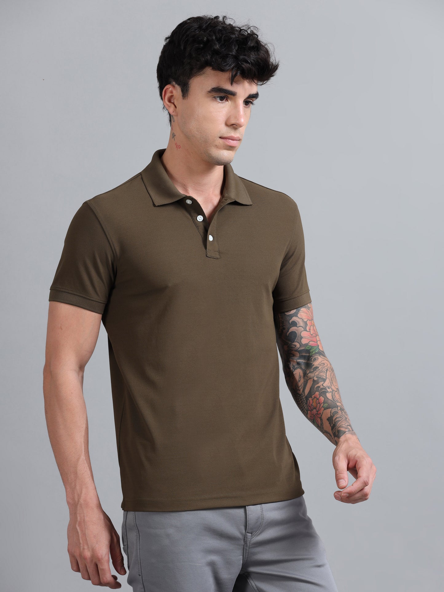 Olive - Micro Poly Premium Polo