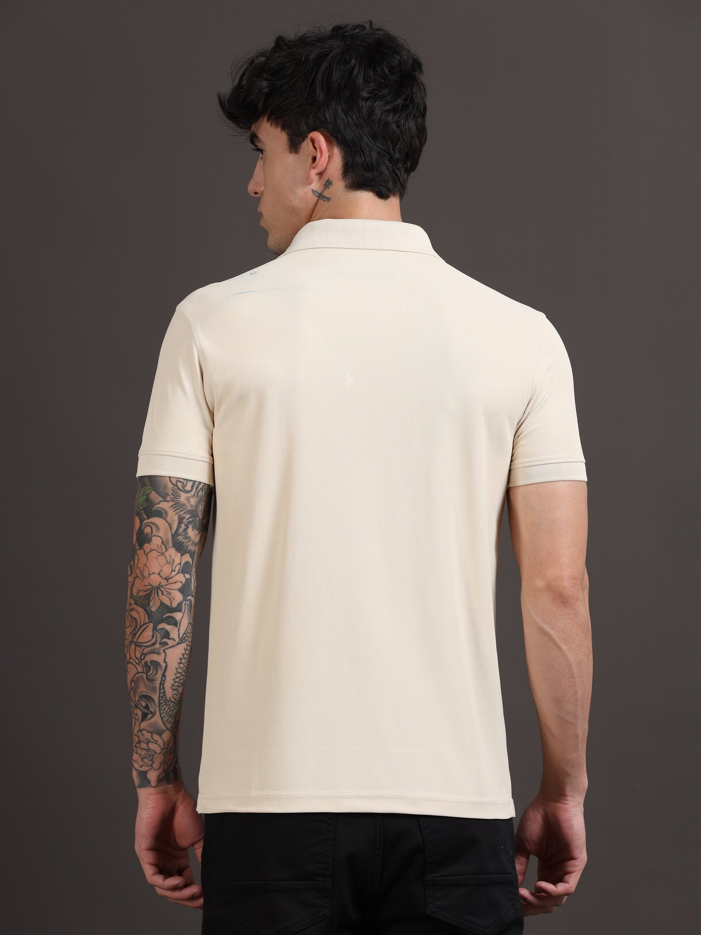 Cream - Micro Poly Premium Polo