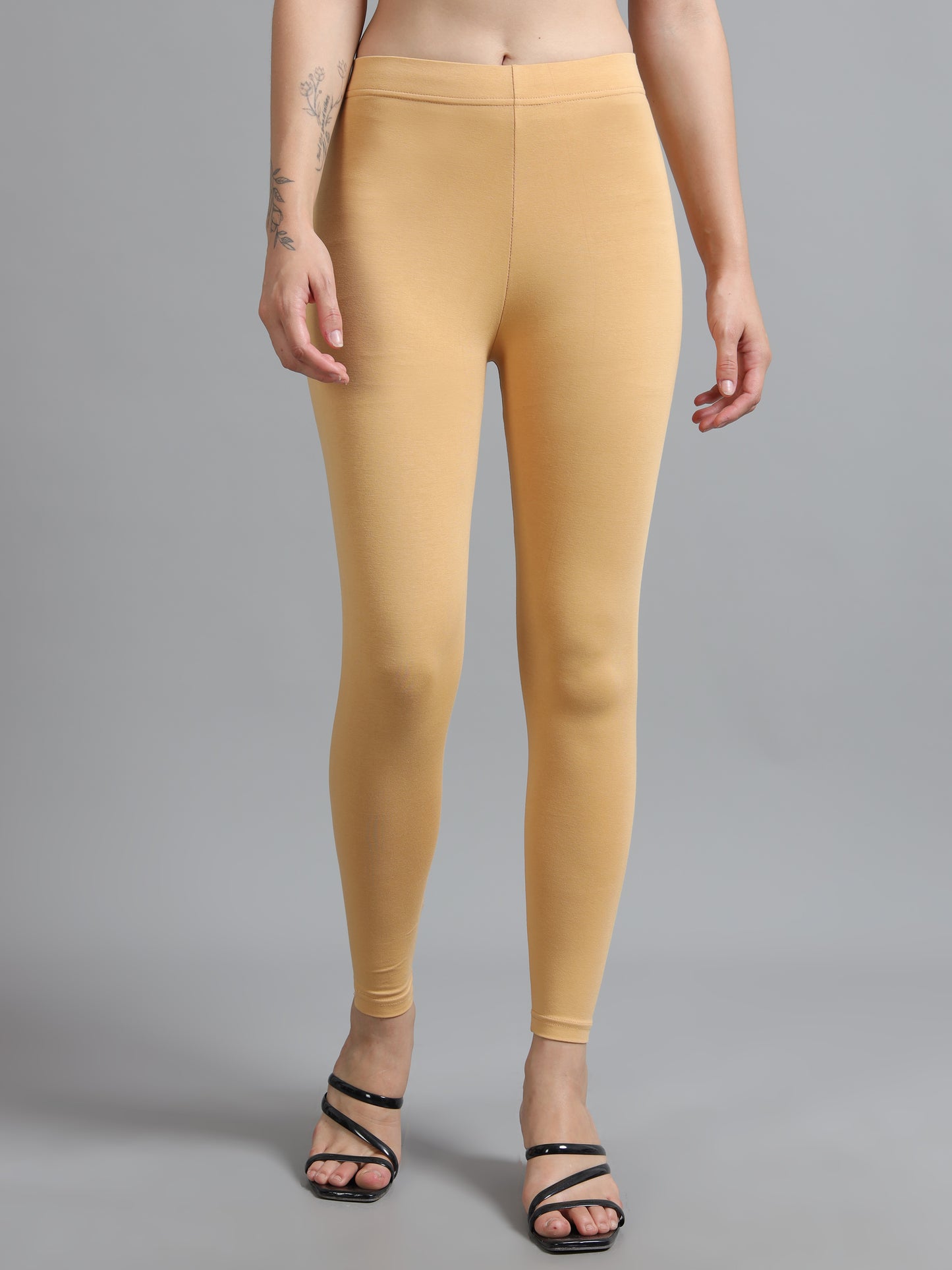 Ankle Leggings-Gold