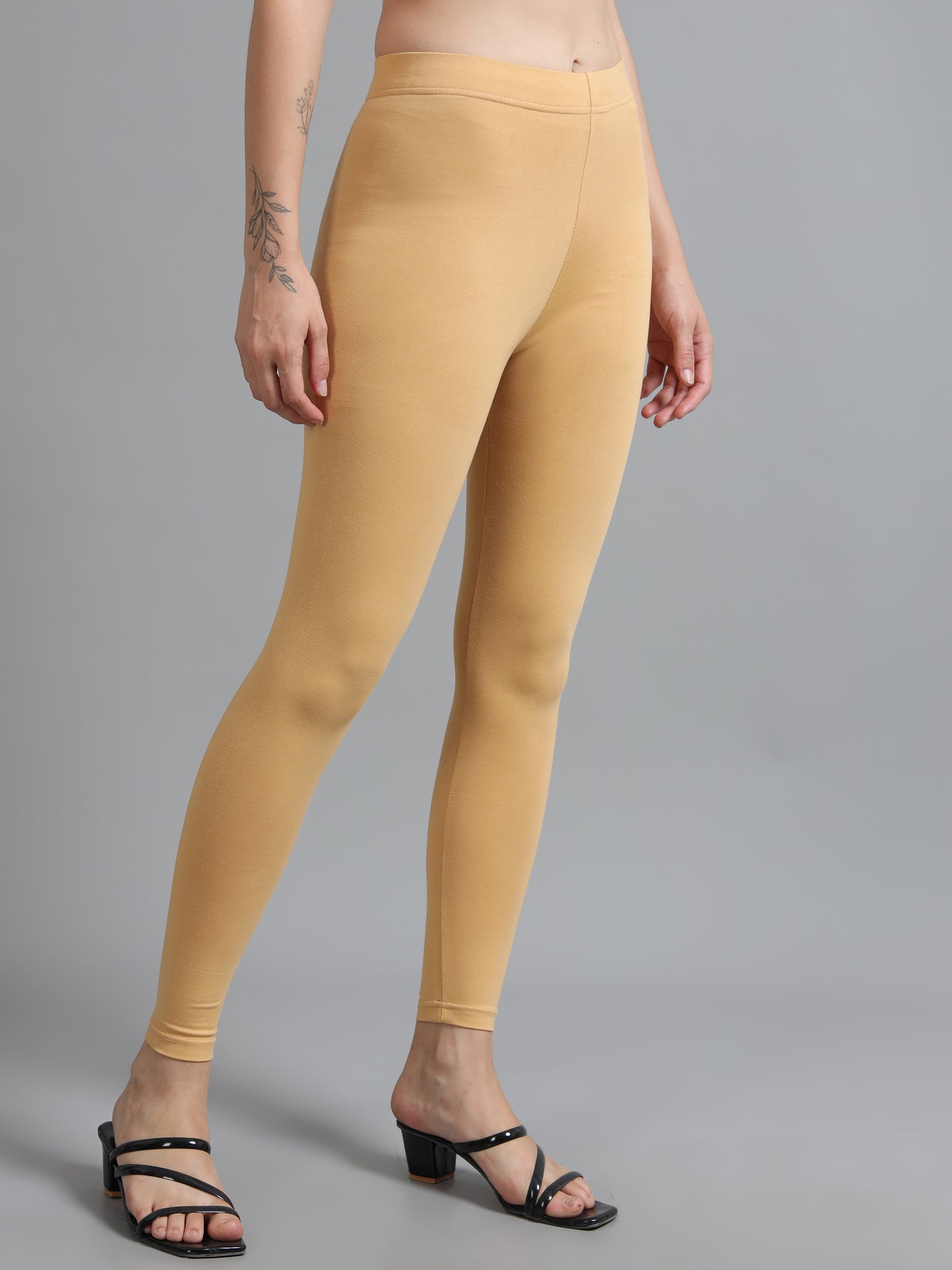 Ankle Leggings-Gold