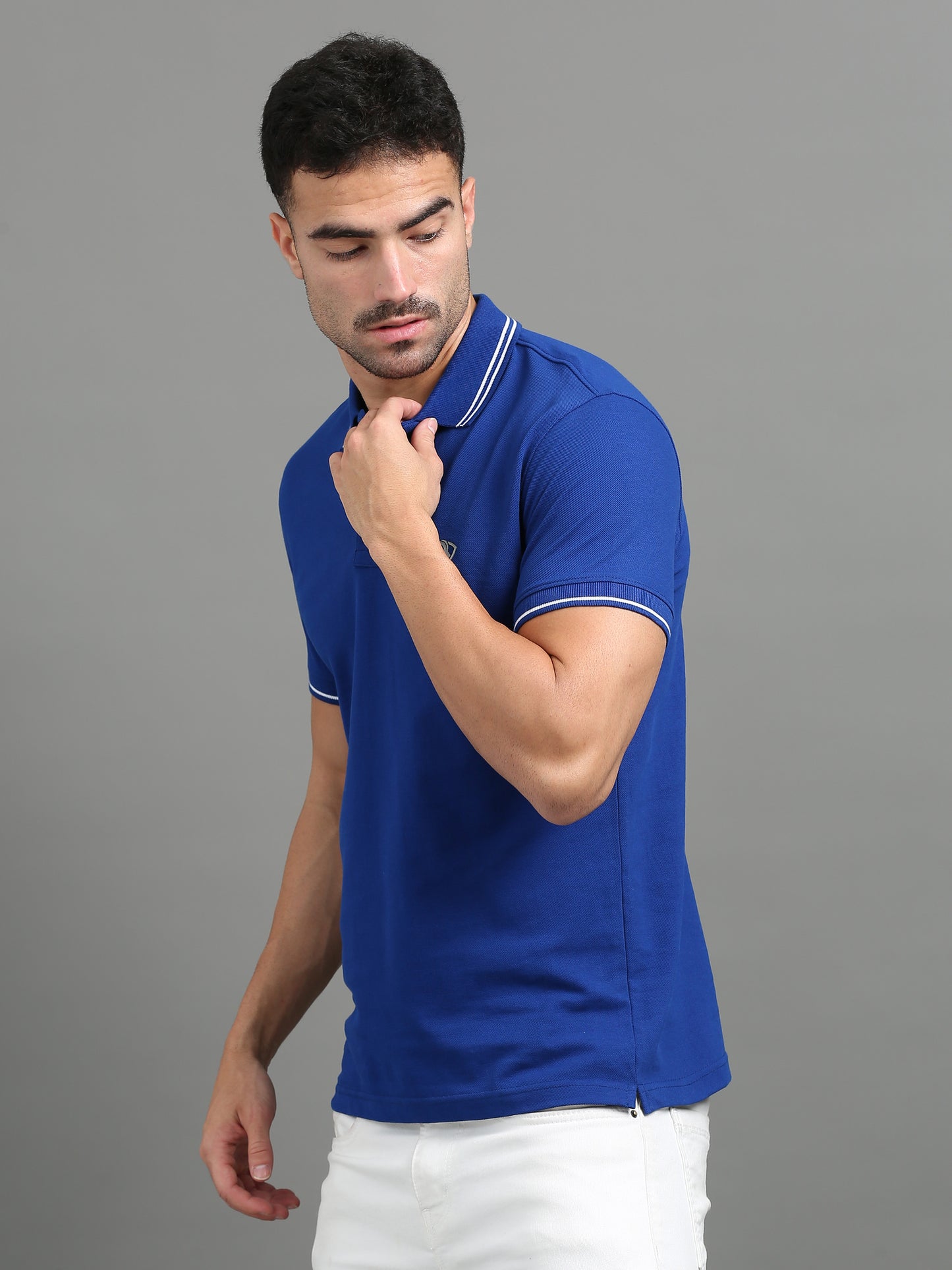 Royal Blue - 100% Cotton Bio Washed Polo