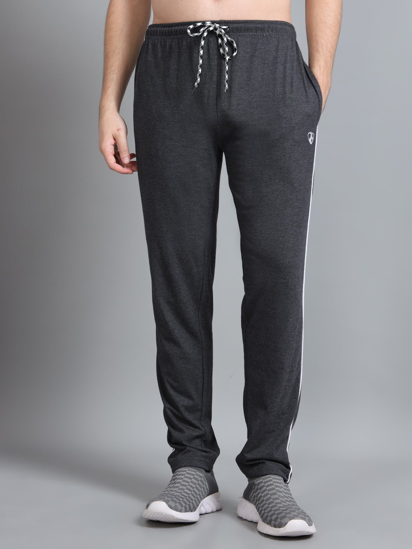 Traveling Track Pant-Charcoal Melange
