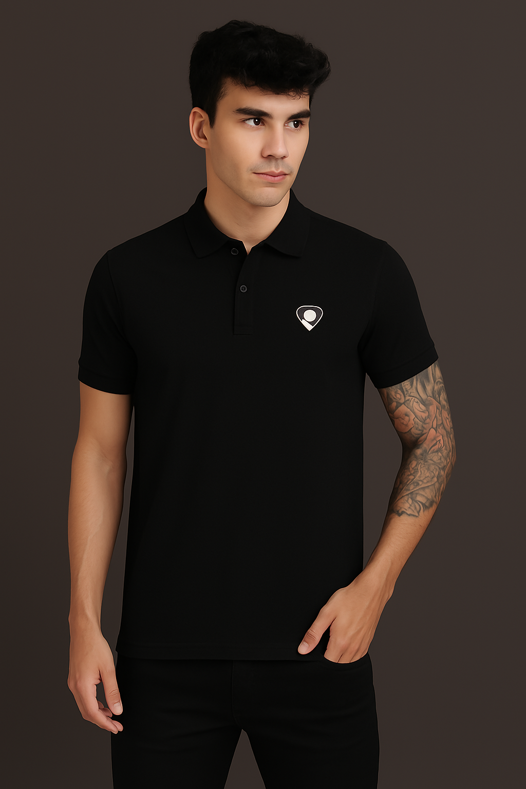 White Cotton Rich Polo