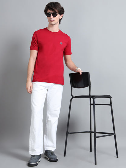 Red - Cotton Basic T-Shirt