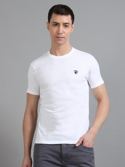 White - Cotton Basic T-Shirt