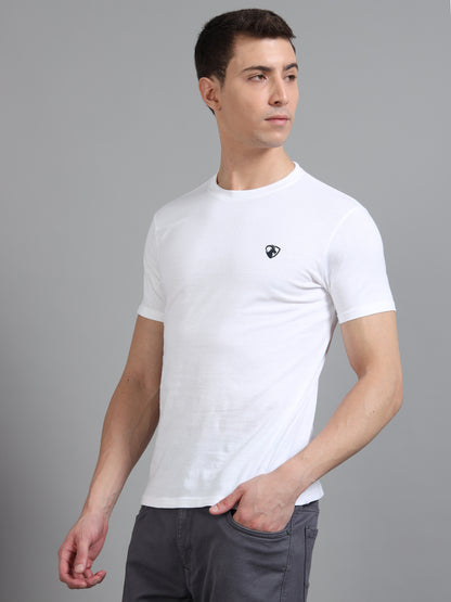White - Cotton Basic T-Shirt