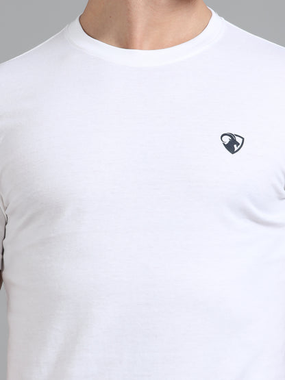 White - Cotton Basic T-Shirt