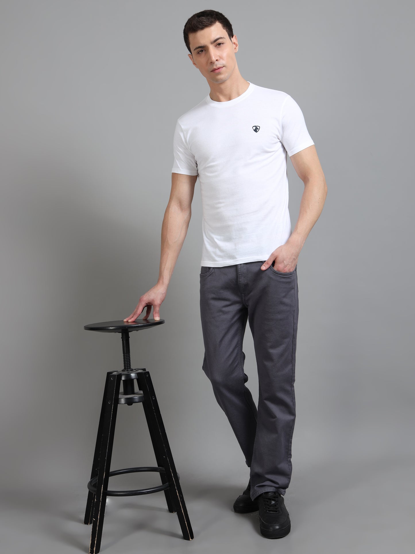 White - Cotton Basic T-Shirt