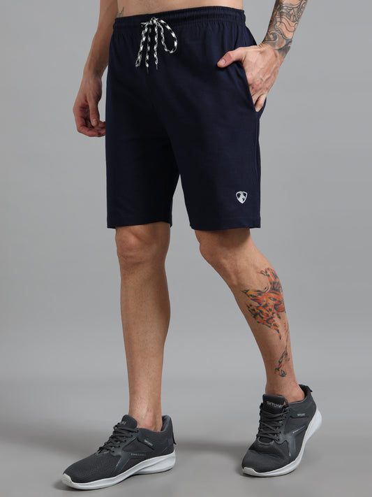 Traveling Men's Shorts-Navy