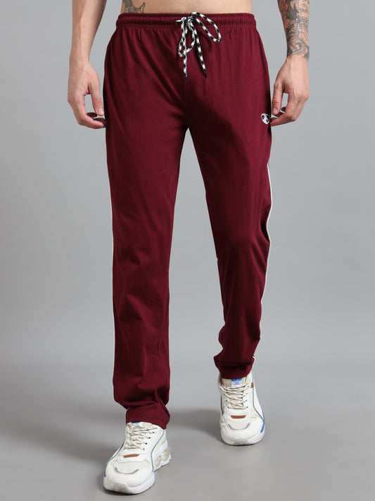 Traveling Track Pant-Maroon