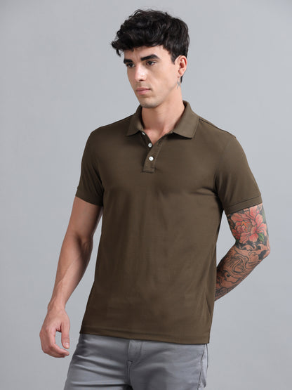 Olive - Micro Poly Premium Polo