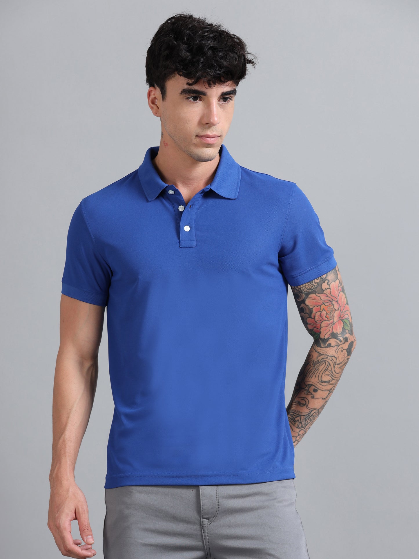 Royal Blue - Micro Poly Premium Polo