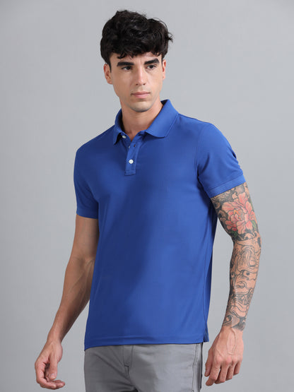 Royal Blue - Micro Poly Premium Polo