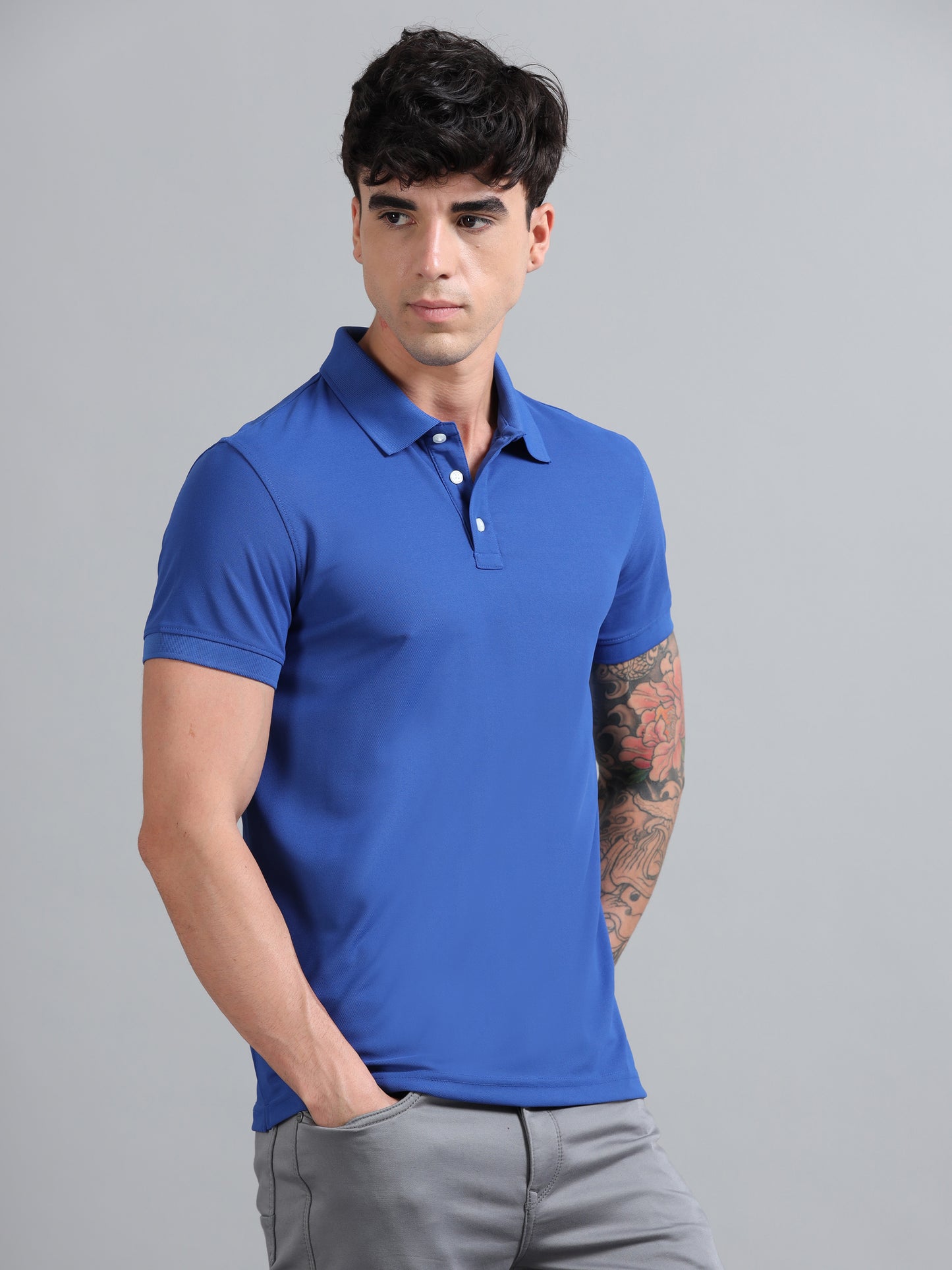 Royal Blue - Micro Poly Premium Polo