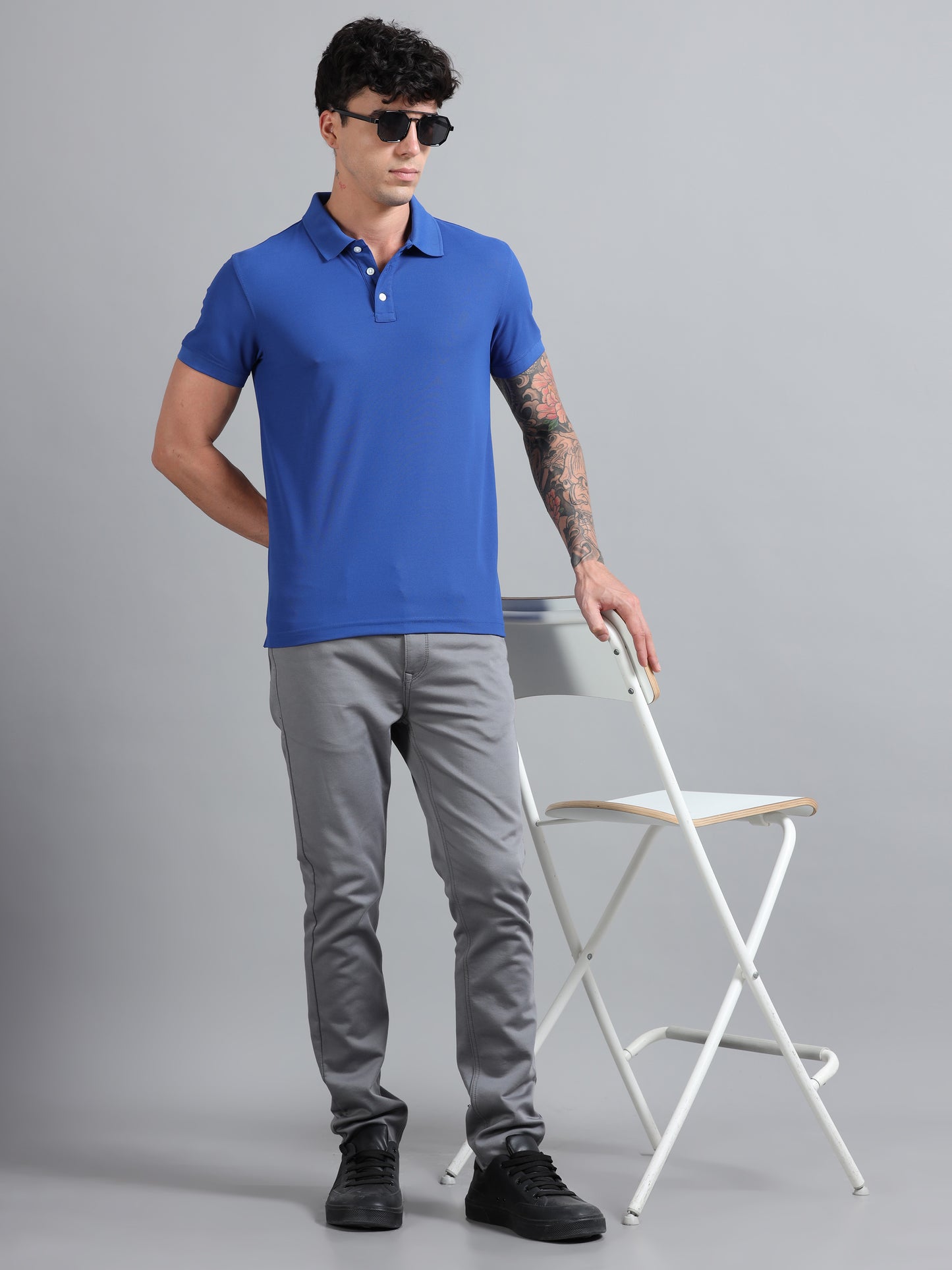 Royal Blue - Micro Poly Premium Polo