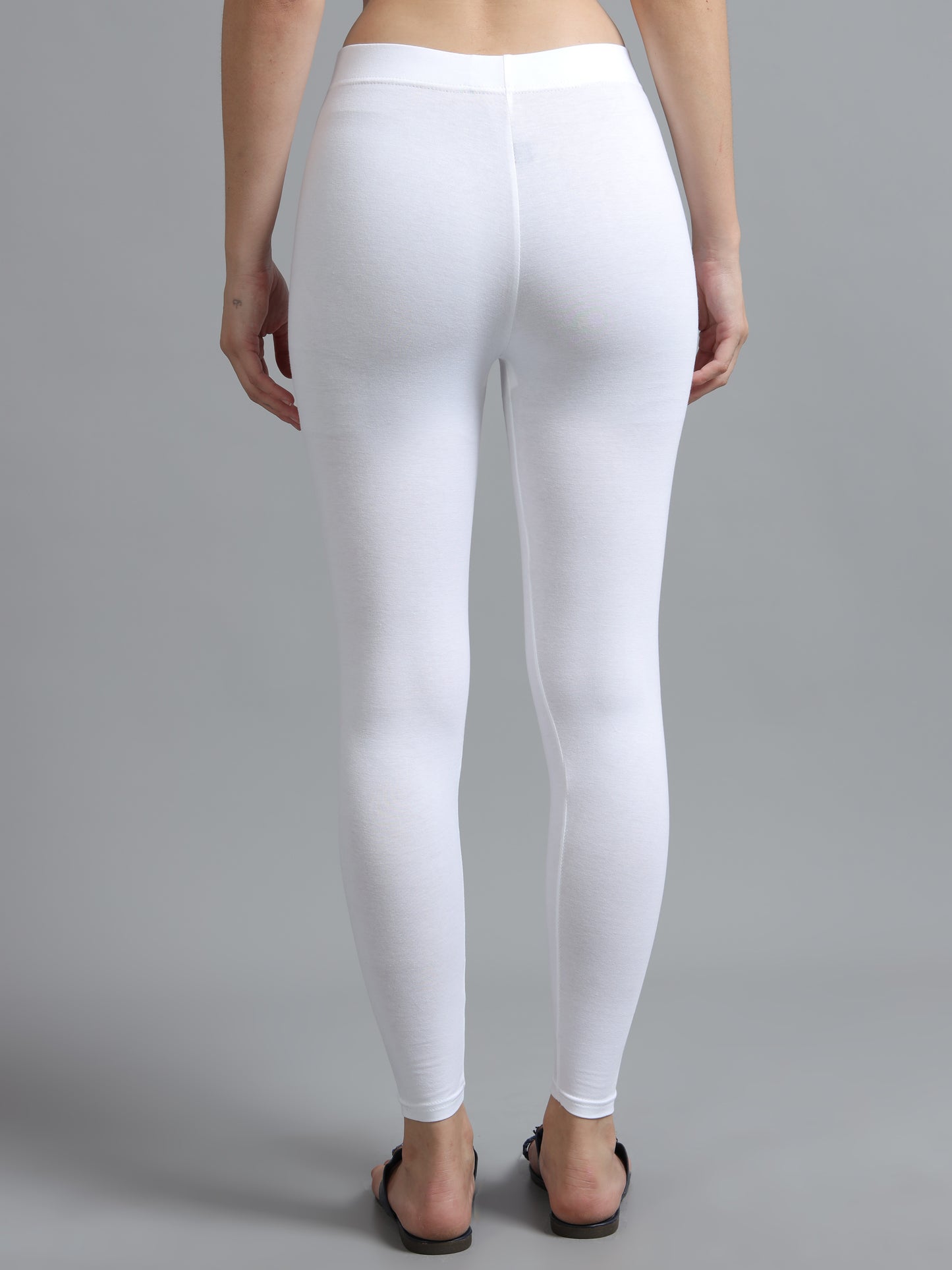 Ankle Leggings-White
