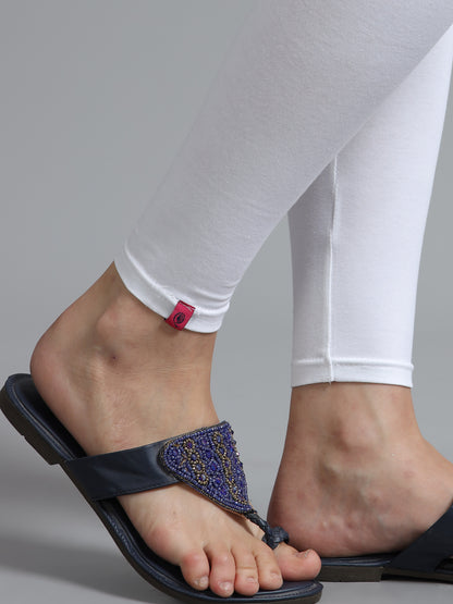 Ankle Leggings-White