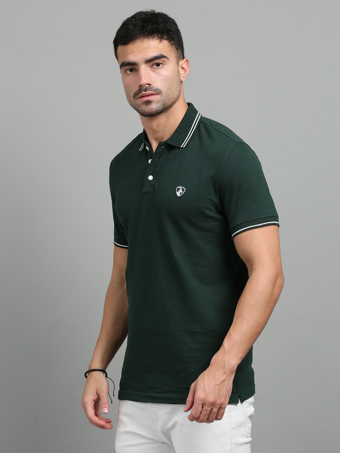 Green - 100% Cotton  Bio Washed Polo