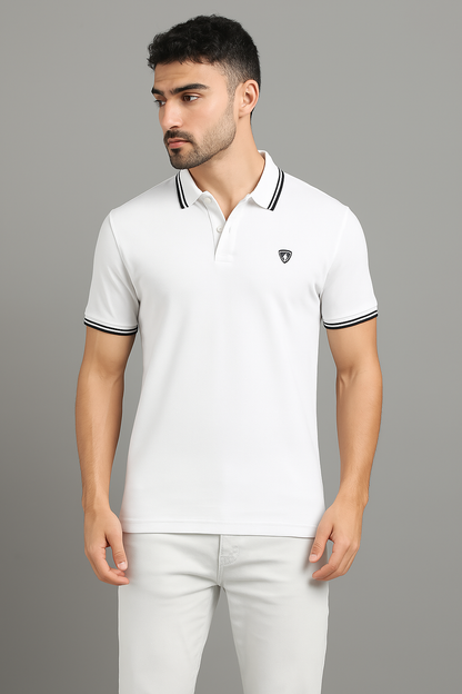 Beige - 100% Cotton  Bio Washed Polo